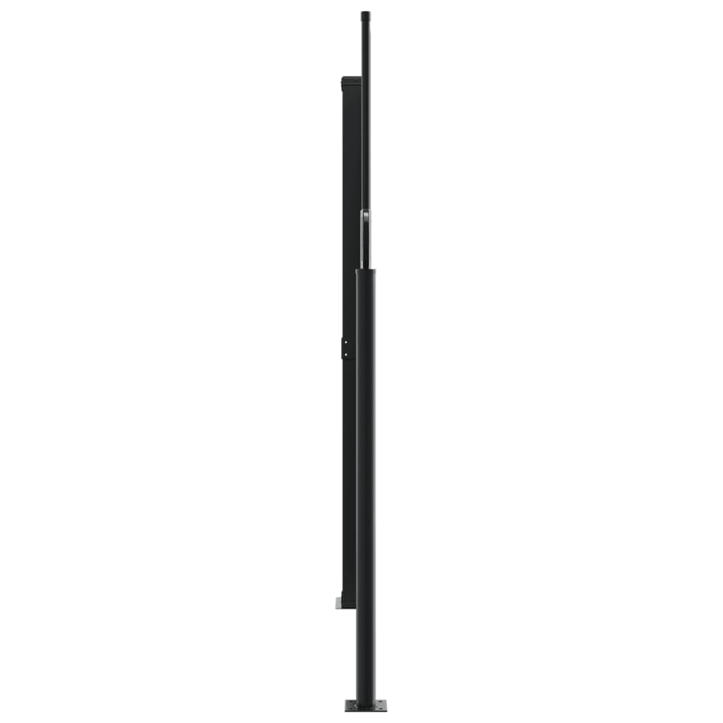 Copertină laterală retractabilă, alb, 180x1000 cm