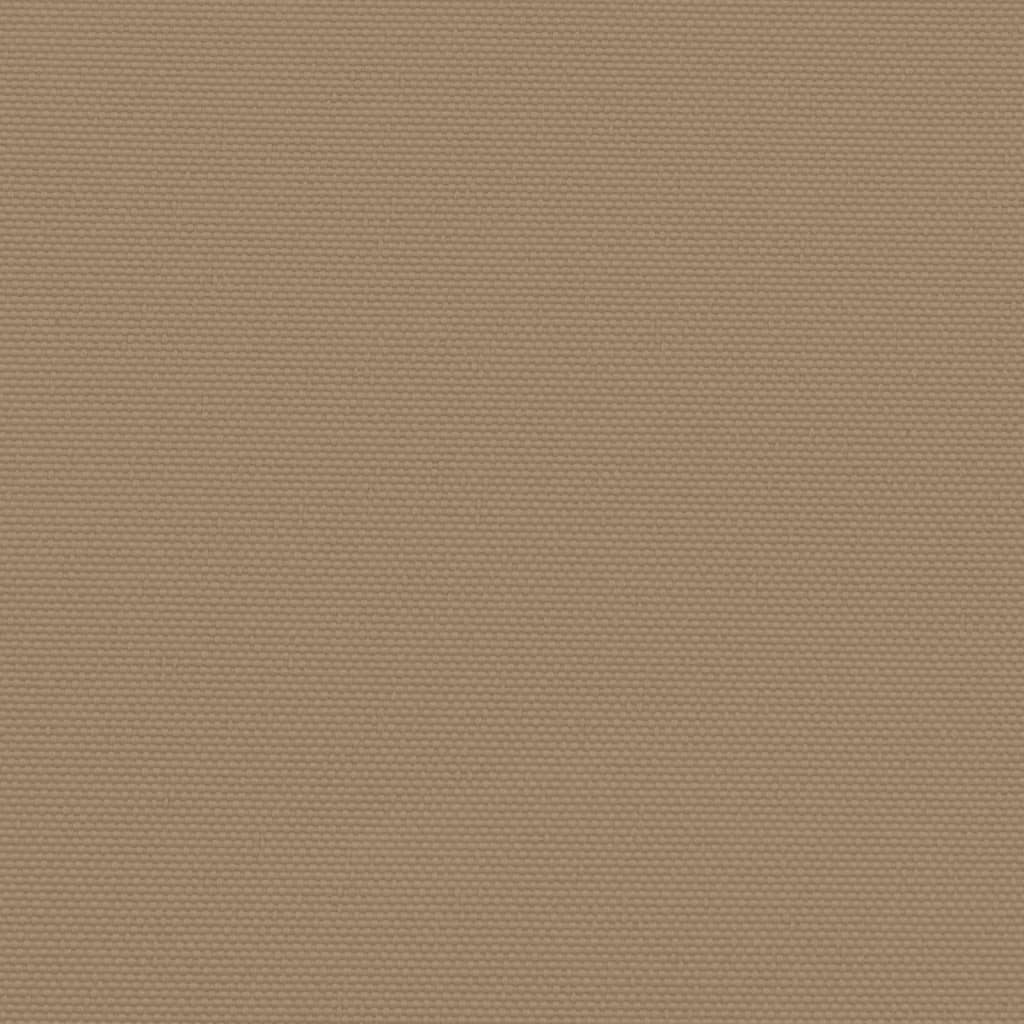 Copertină laterală retractabilă, taupe, 180x1000 cm