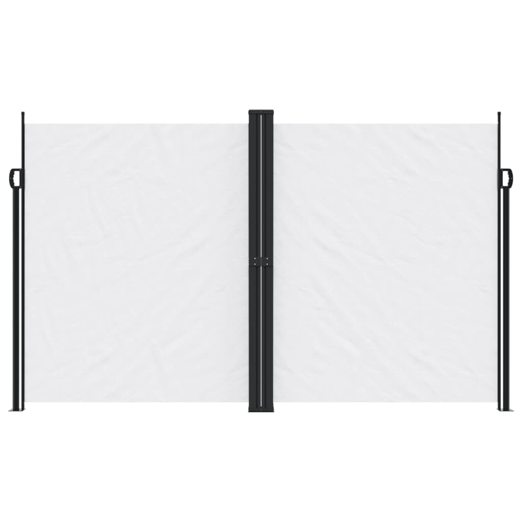 Copertină laterală retractabilă, alb, 200x1000 cm