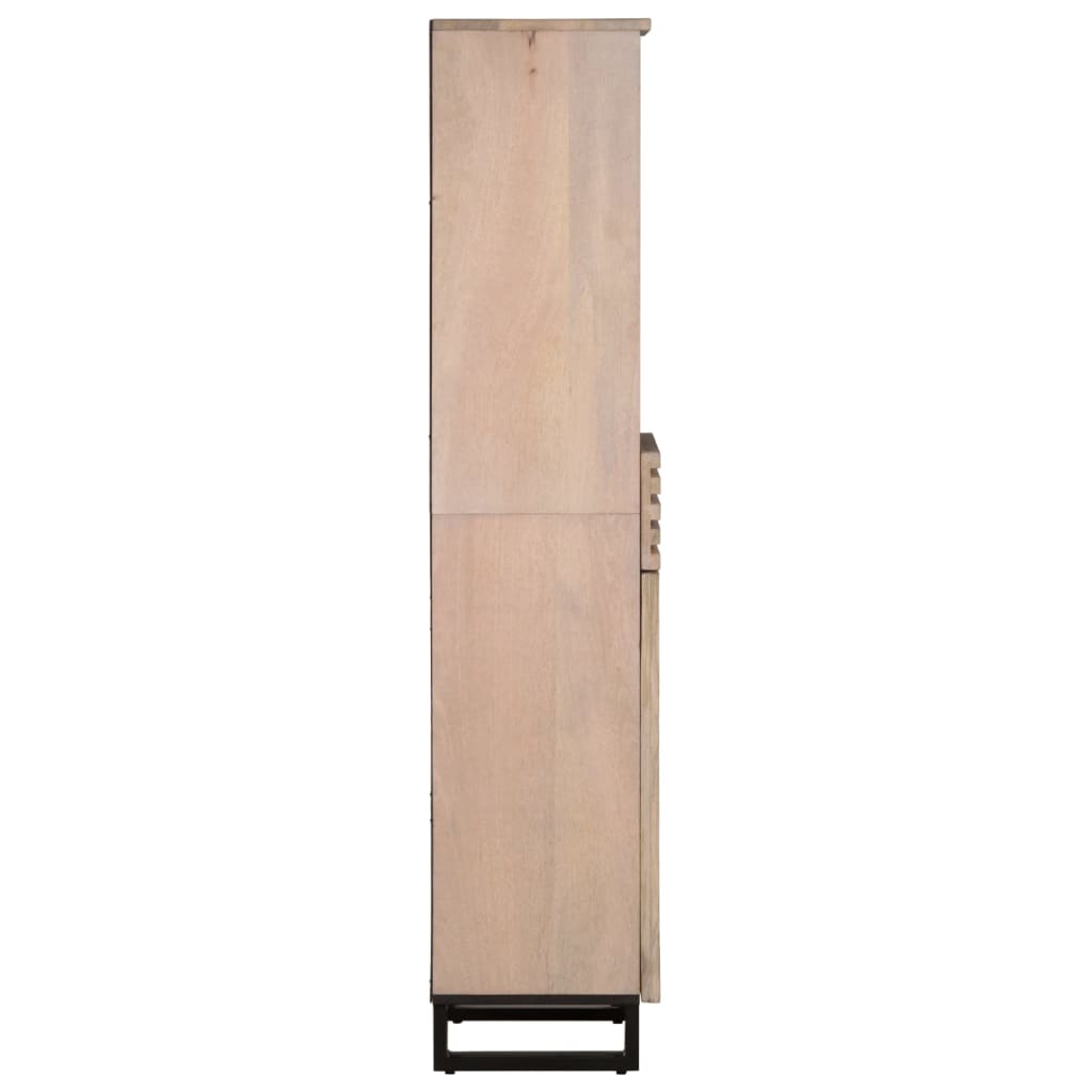 Dulap, 38x34x160 cm, lemn masiv de mango