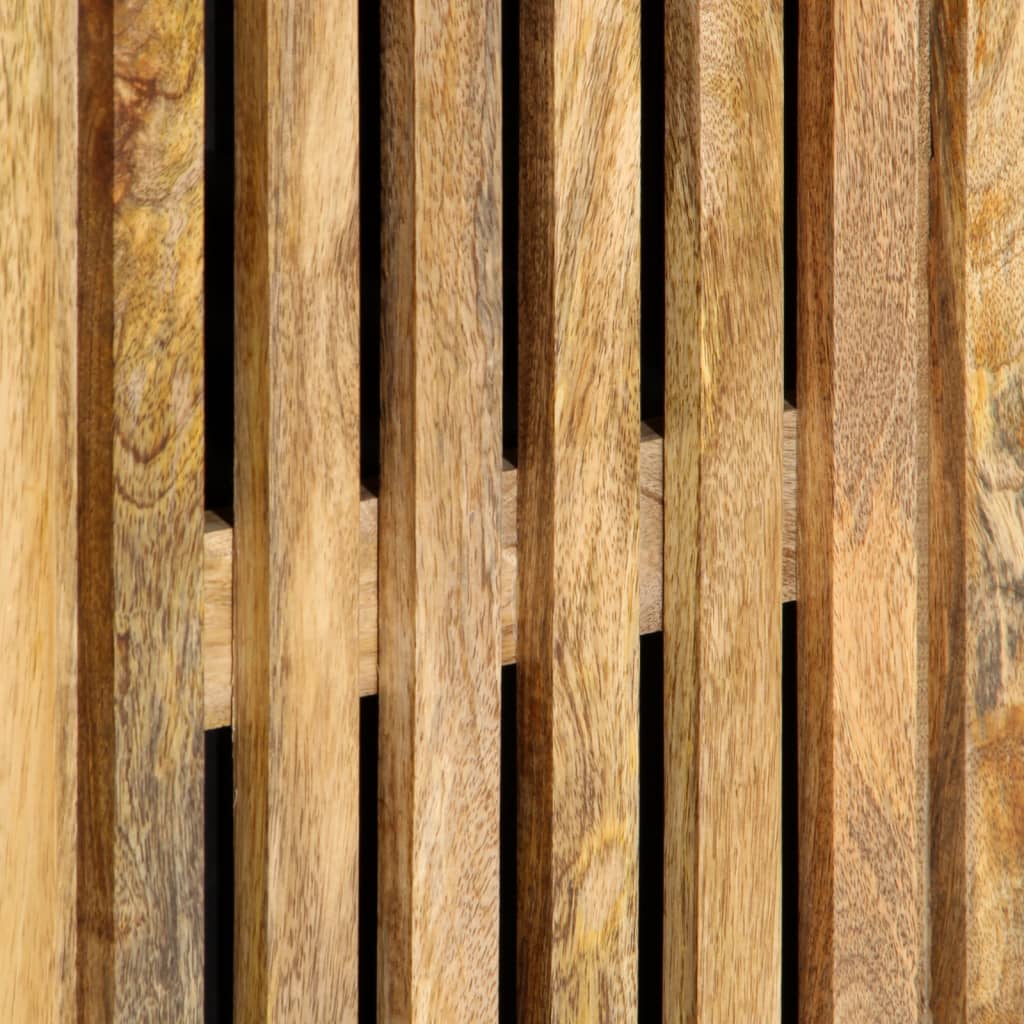 Dulap, 90x34x75 cm, lemn masiv de mango brut