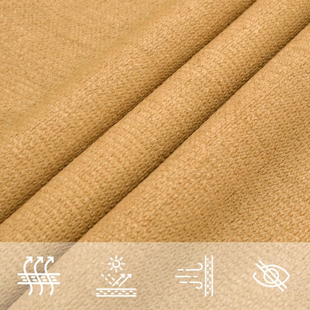 Pânză parasolar, nisipiu dreptunghiular 2x3 m, HDPE, 160 g/m²