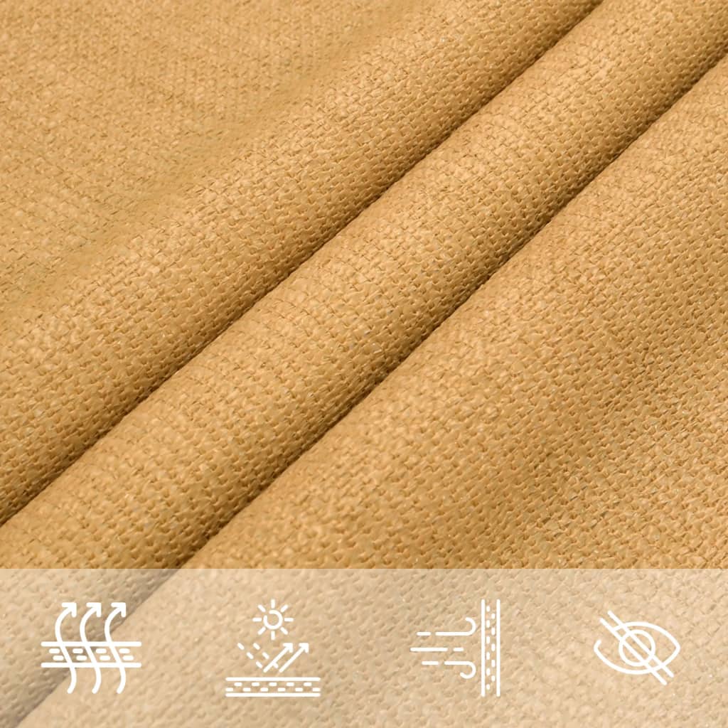 Pânză parasolar, nisipiu dreptunghiular 2x3,5 m, HDPE, 160 g/m²