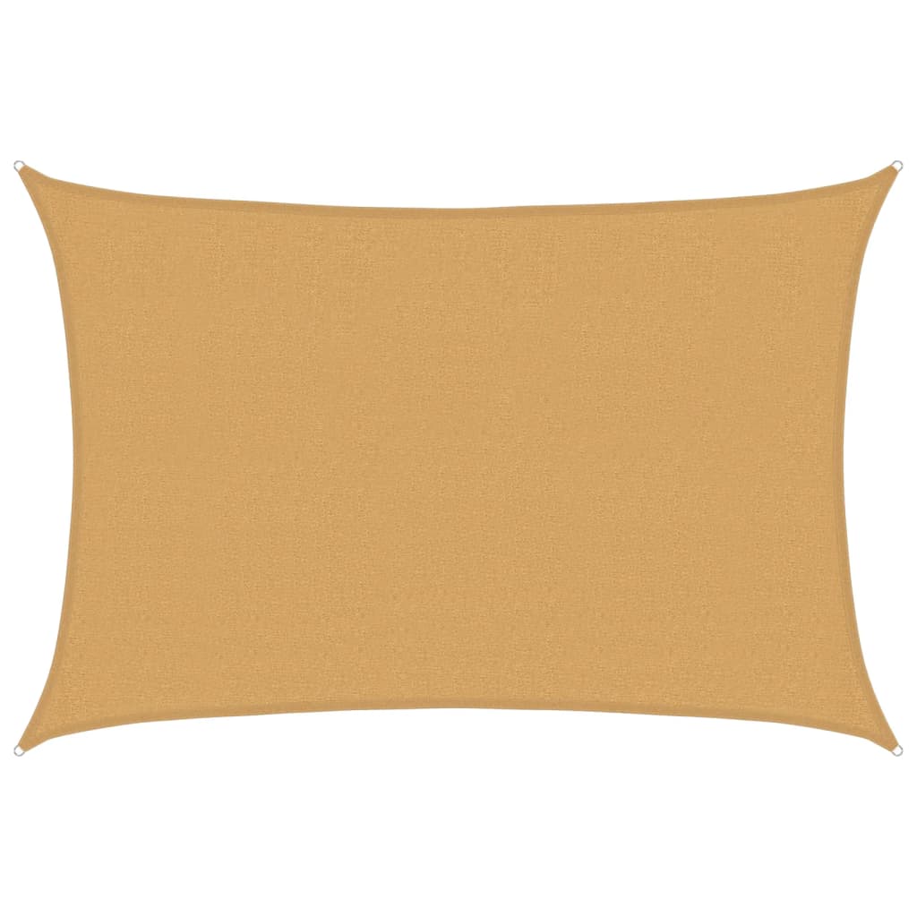 Pânză parasolar, nisipiu dreptunghiular 2,5x4 m HDPE 160 g/m²