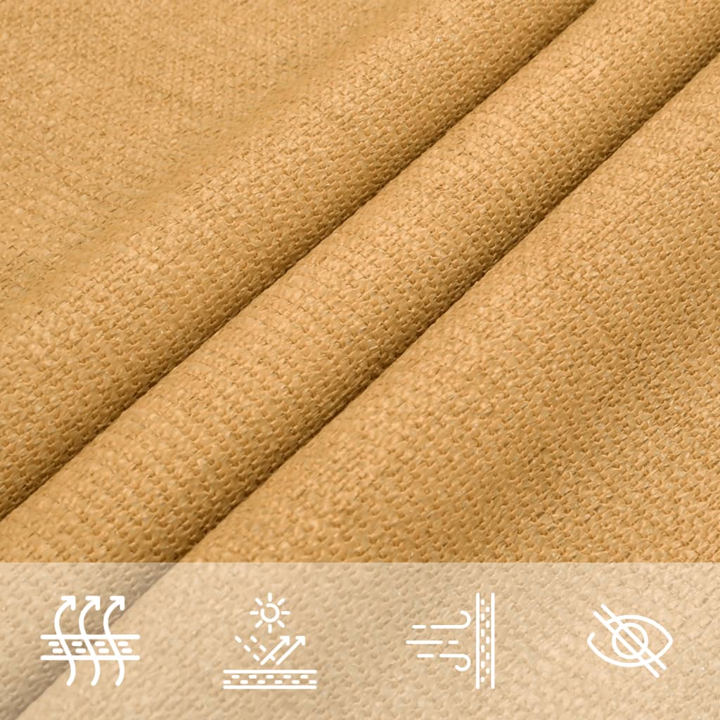 Pânză parasolar, nisipiu dreptunghiular 3x4,5 m HDPE 160 g/m²