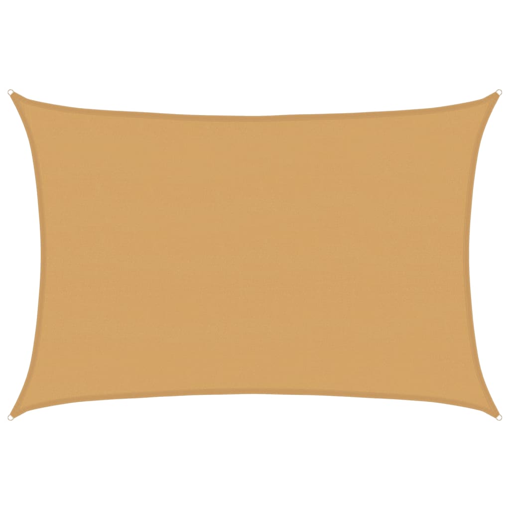 Pânză parasolar, nisipiu dreptunghiular 5x7 m HDPE 160 g/m²
