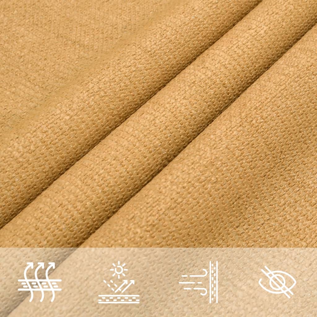 Pânză parasolar, nisipiu dreptunghiular 5x7 m HDPE 160 g/m²