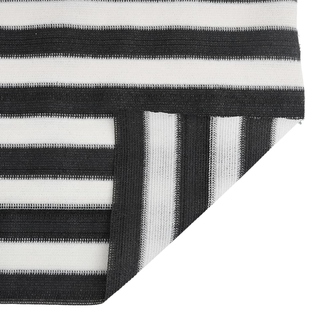 Plasă protecție intimitate, antracit/alb, 2x10 m, HDPE, 75 g/m²