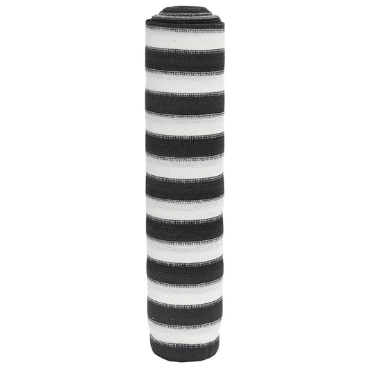 Plasă protecție intimitate, antracit/alb, 2x10m, HDPE, 150 g/m²