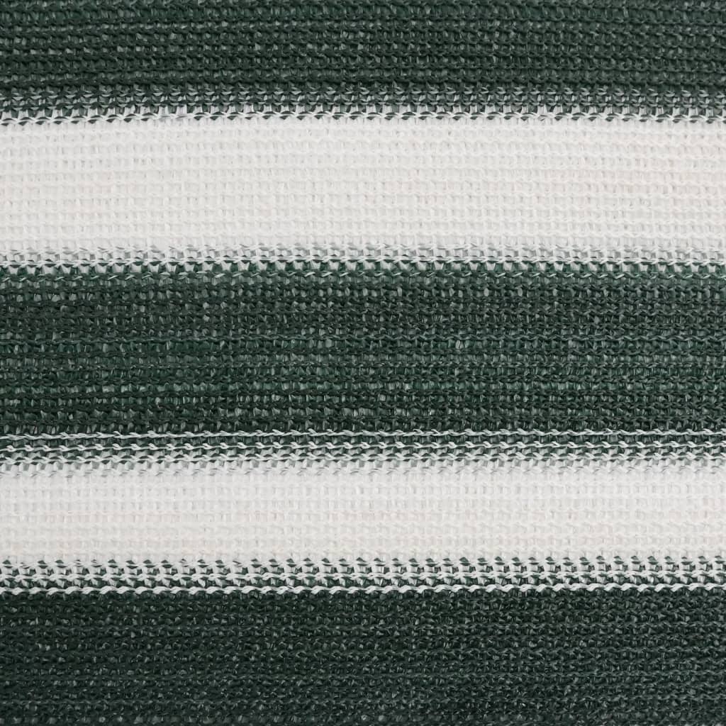 Plasă protecție intimitate, verde/alb, 1,5x50 m, HDPE, 75 g/m²