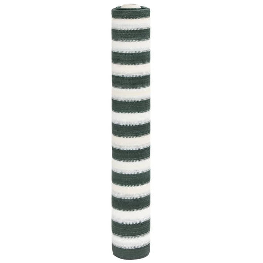 Plasă protecție intimitate, verde/alb, 3,6x10 m, HDPE, 75 g/m²