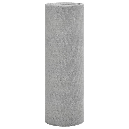 Plasă de protecție intimitate gri deschis 1x25 m 195 g/m² HDPE