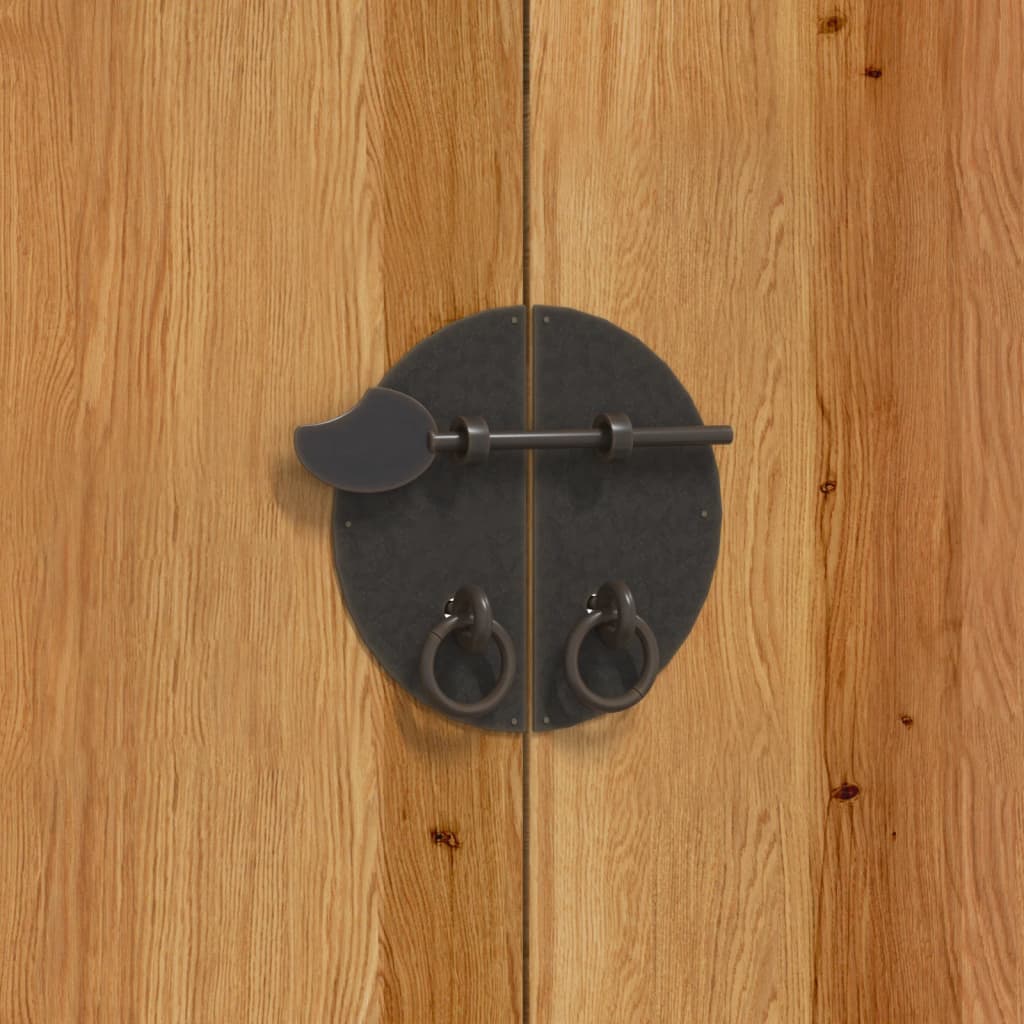 Set mobilier de baie, 4 piese, lemn masiv de pin