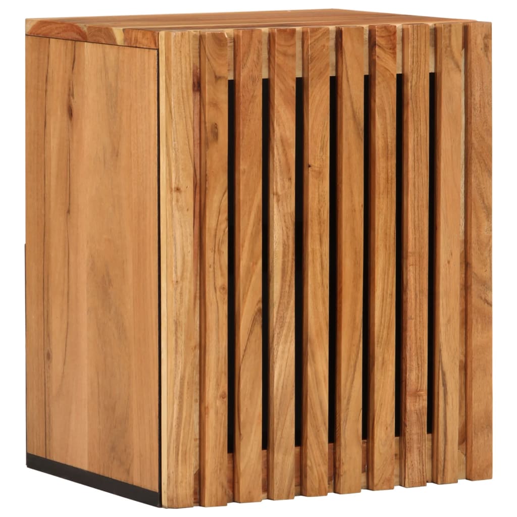 Set mobilier de baie, 5 piese, lemn masiv de acacia