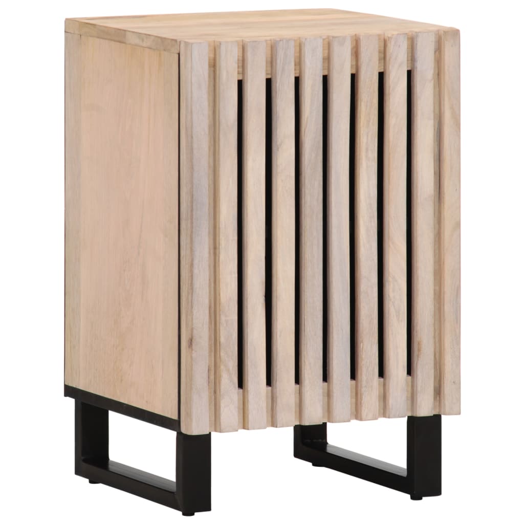 Set mobilier de baie, 4 piese, lemn masiv de mango