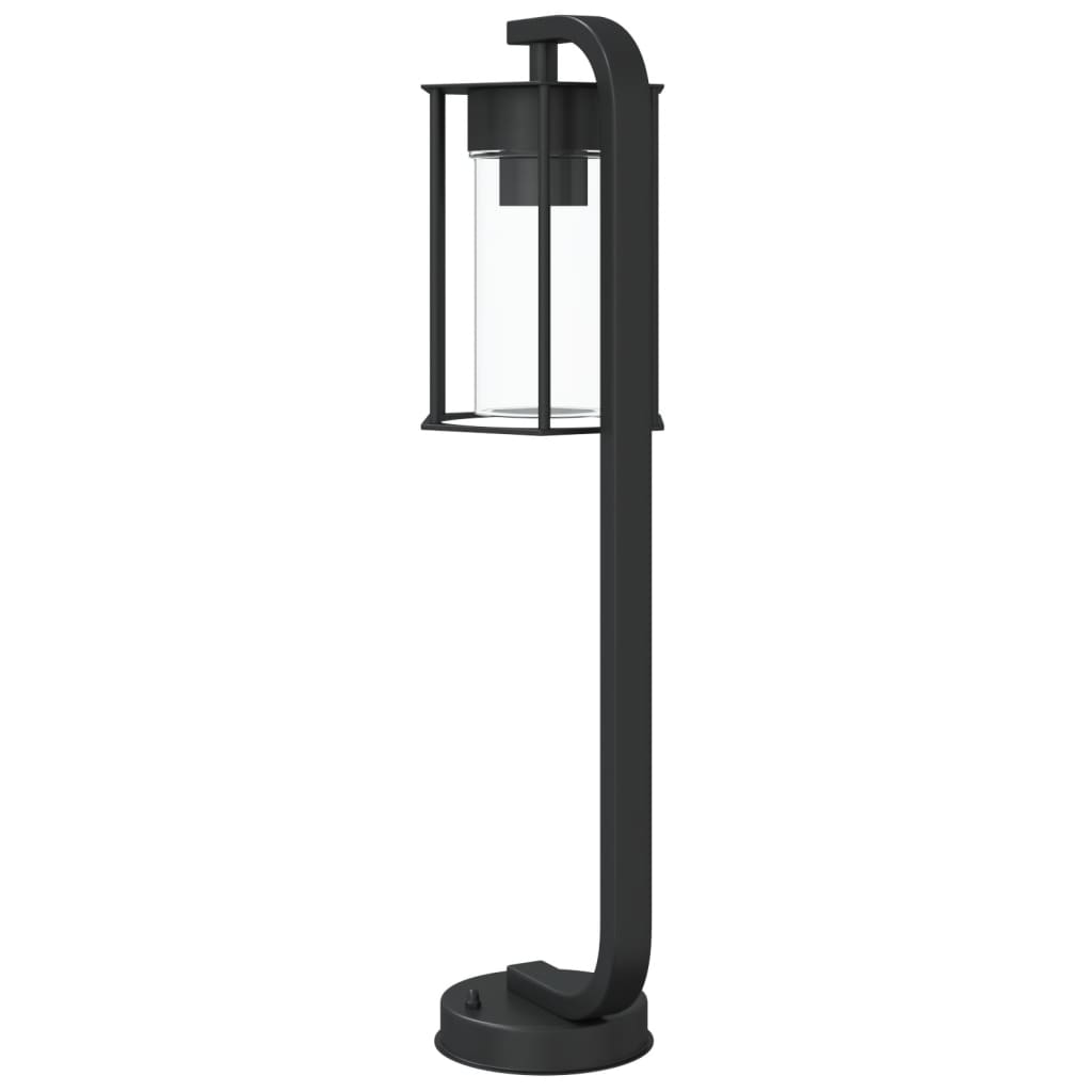 Lămpi de podea de exterior 3 buc. negru 60 cm oțel inoxidabil