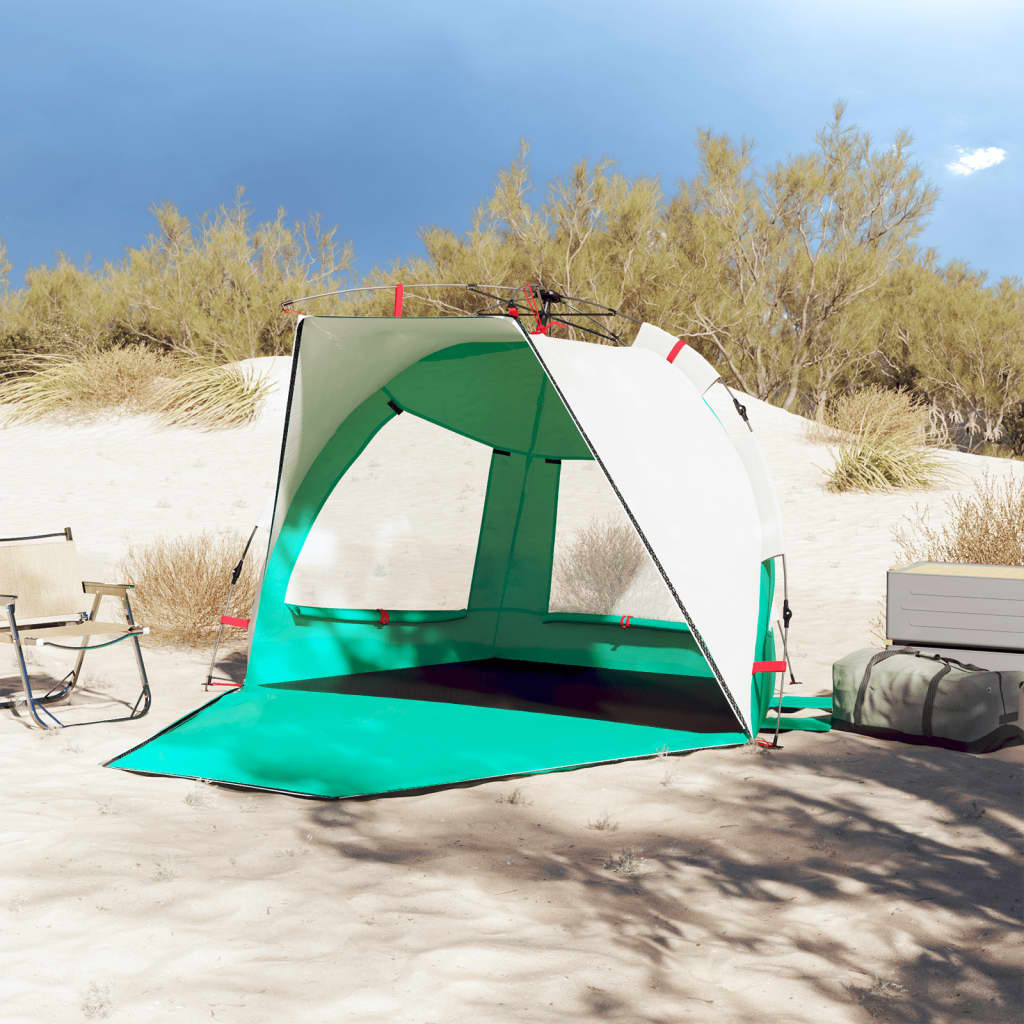 Cort camping 2 persoane verde marin impermeabil setare rapidă