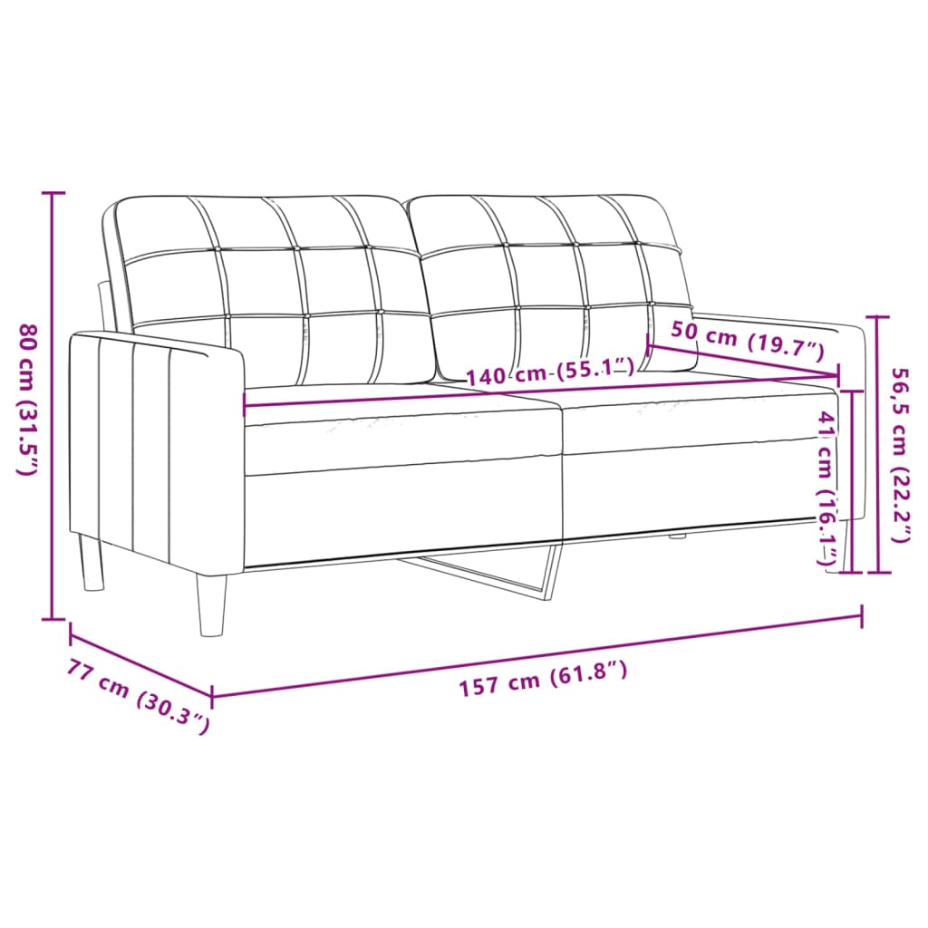 Set de canapele cu taburet, 3 piese, gri închis, textil