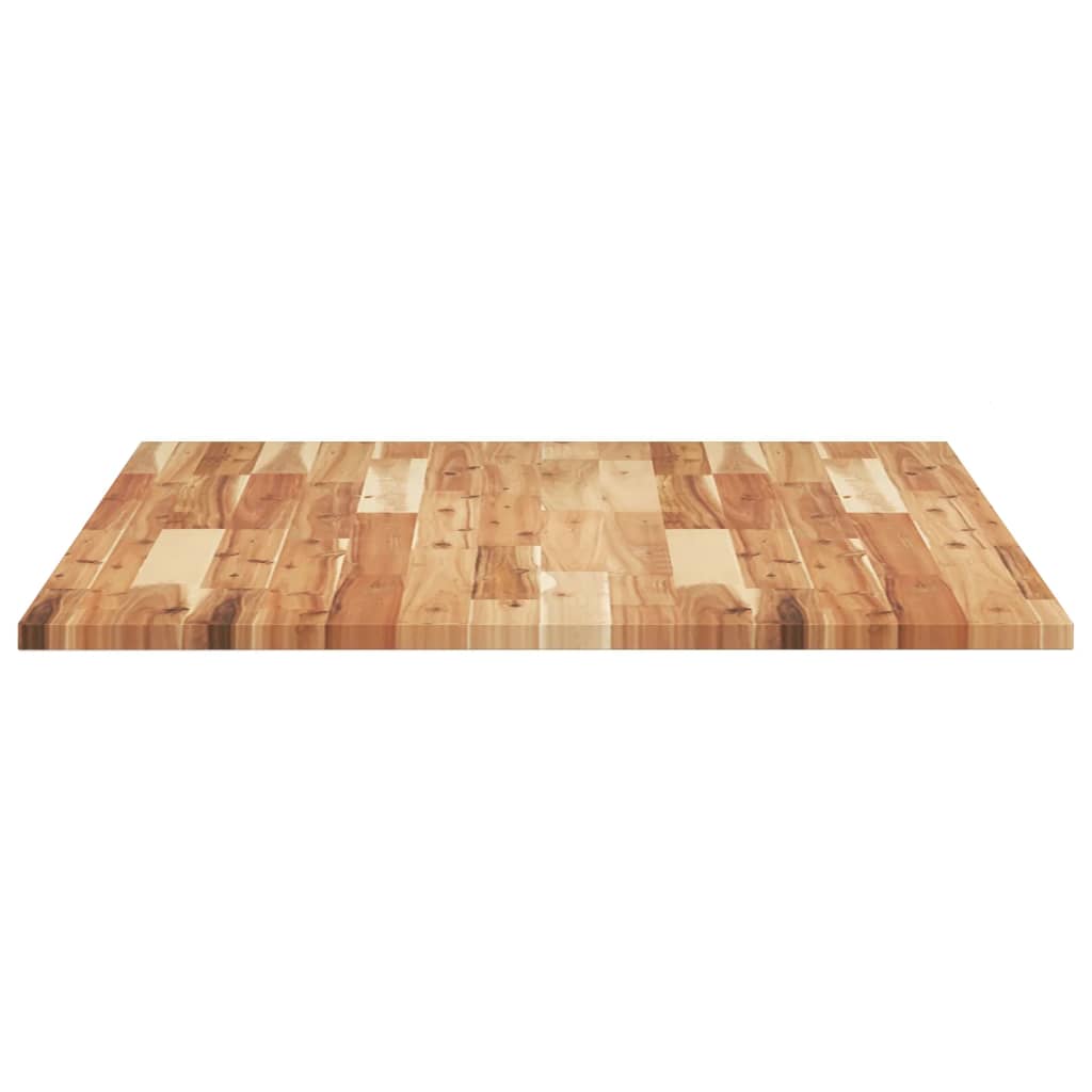 Blat de birou finisat cu ulei, 100x80x2 cm, lemn masiv acacia