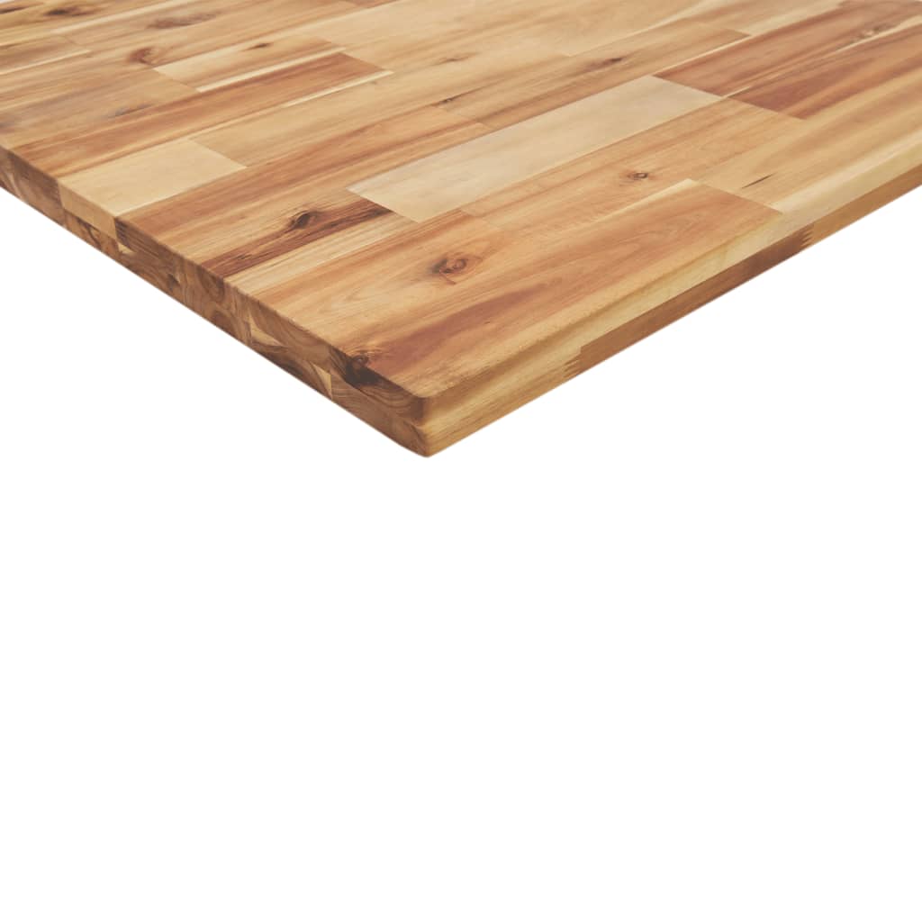 Blat de birou finisat cu ulei, 100x80x4 cm, lemn masiv acacia