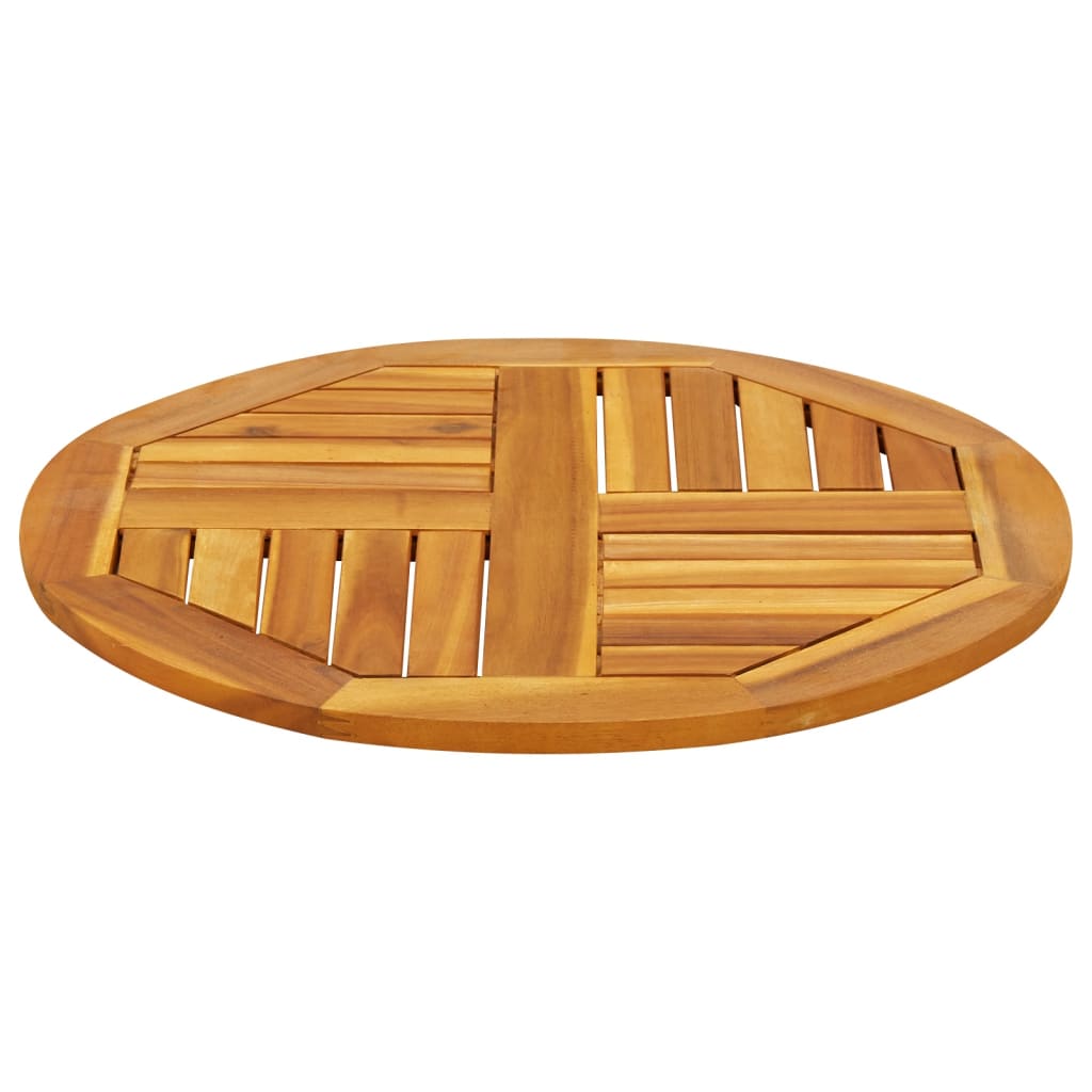 Blat de masă rotund, Ø60x2 cm, lemn masiv de acacia