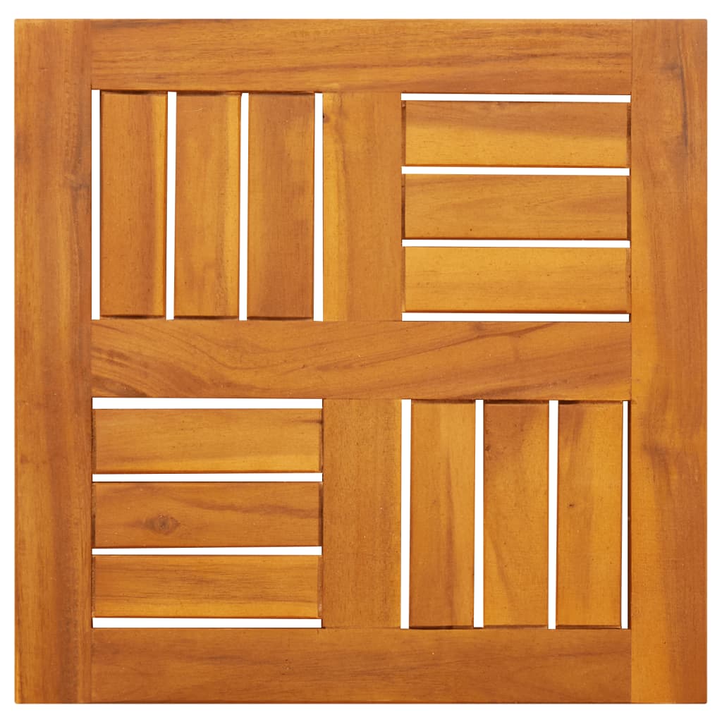 Blat de masă, 40x40x2 cm, lemn masiv de acacia, pătrat