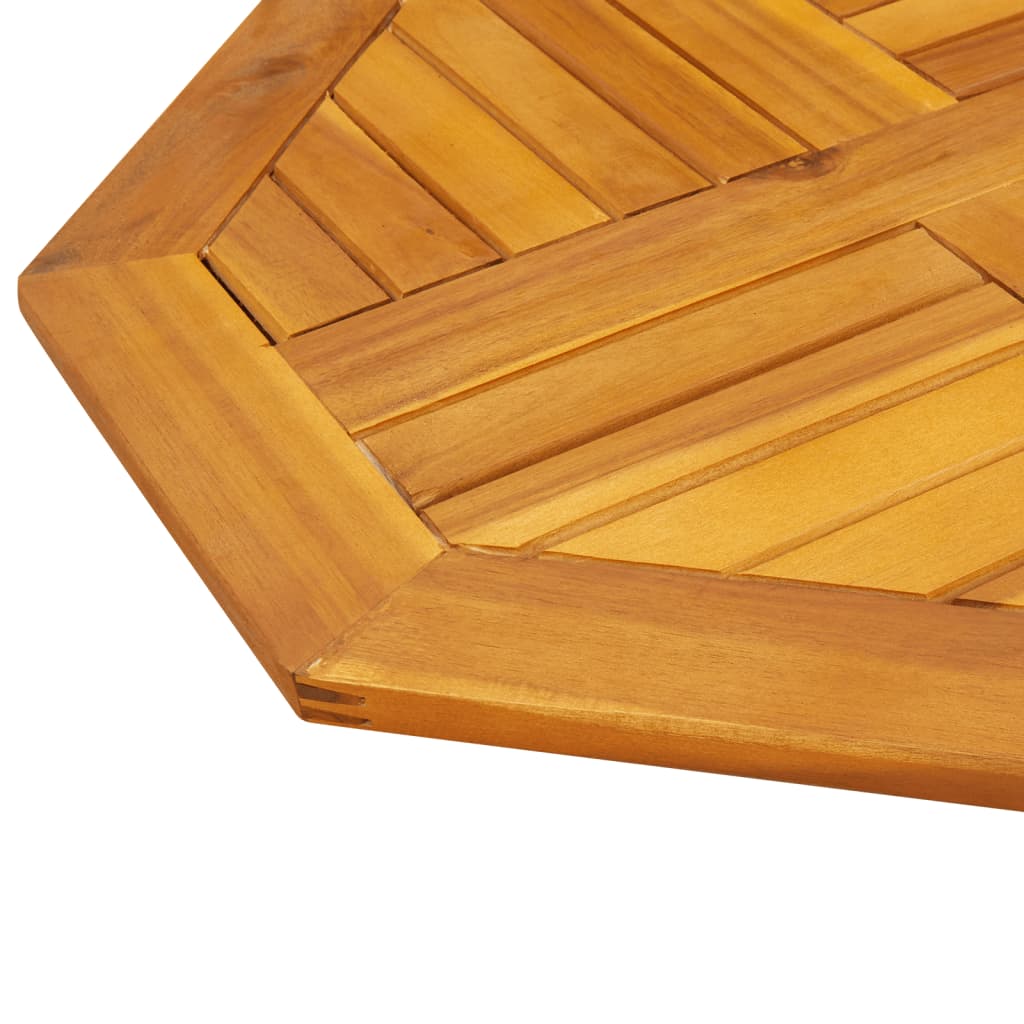 Blat de masă, 60x60x2 cm, octogonal, lemn masiv acacia