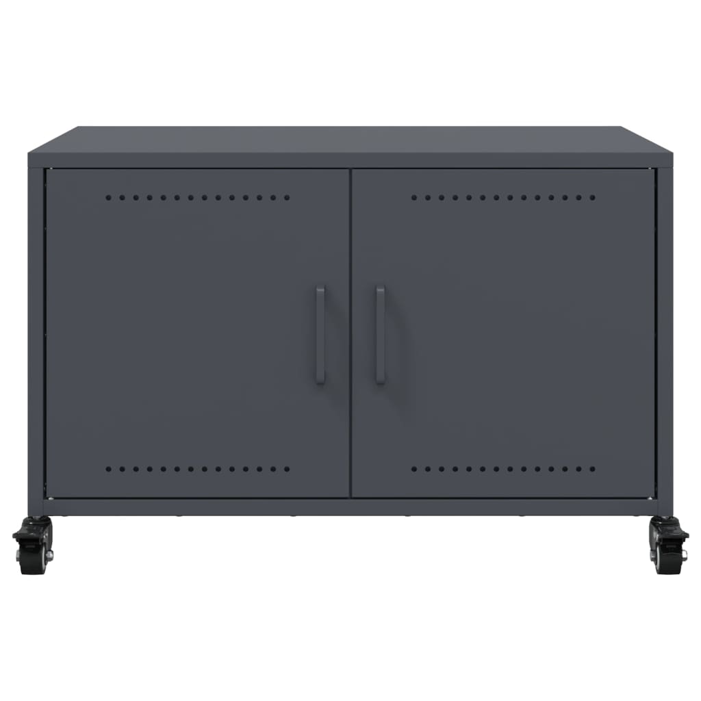 Dulap TV, antracit, 68x39x43,5 cm, oțel