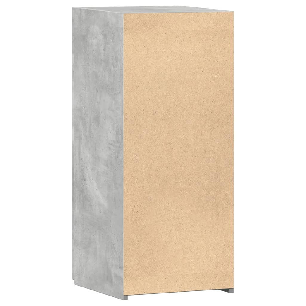 Dulap, gri beton, 40x42,5x93 cm, lemn prelucrat