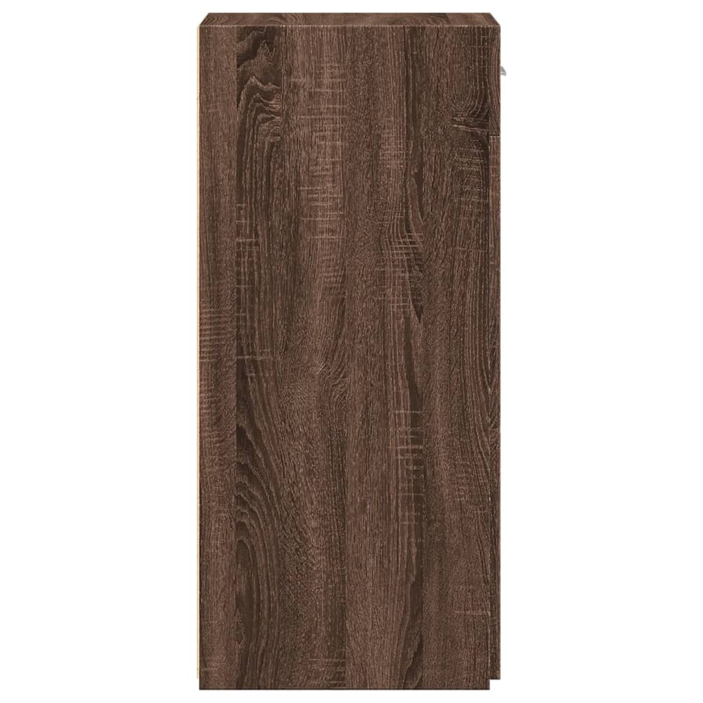 Dulap, stejar maro, 40x42,5x93 cm, lemn prelucrat