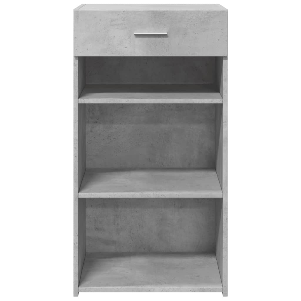 Dulap, gri beton, 50x42,5x93 cm, lemn prelucrat