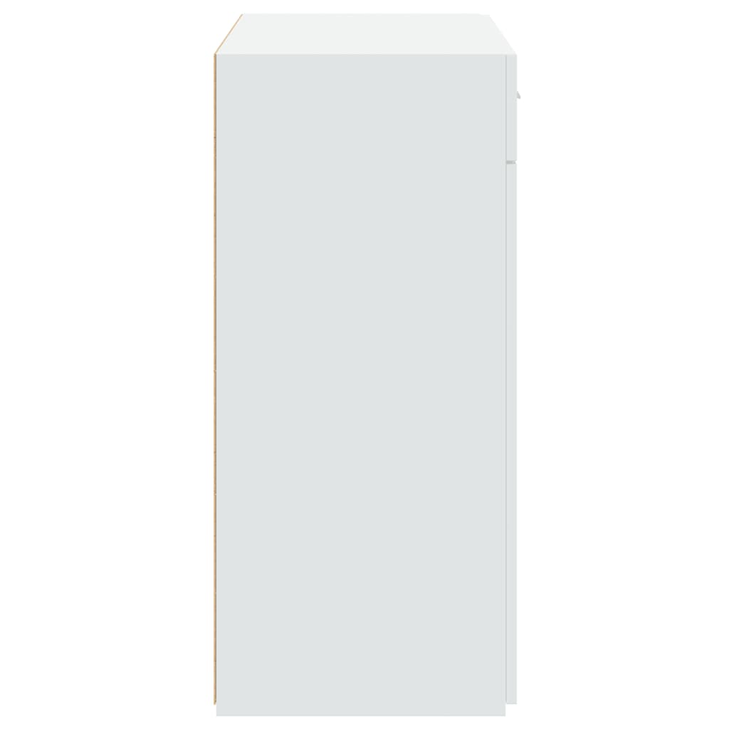 Dulap, alb, 80x42,5x93 cm, lemn prelucrat