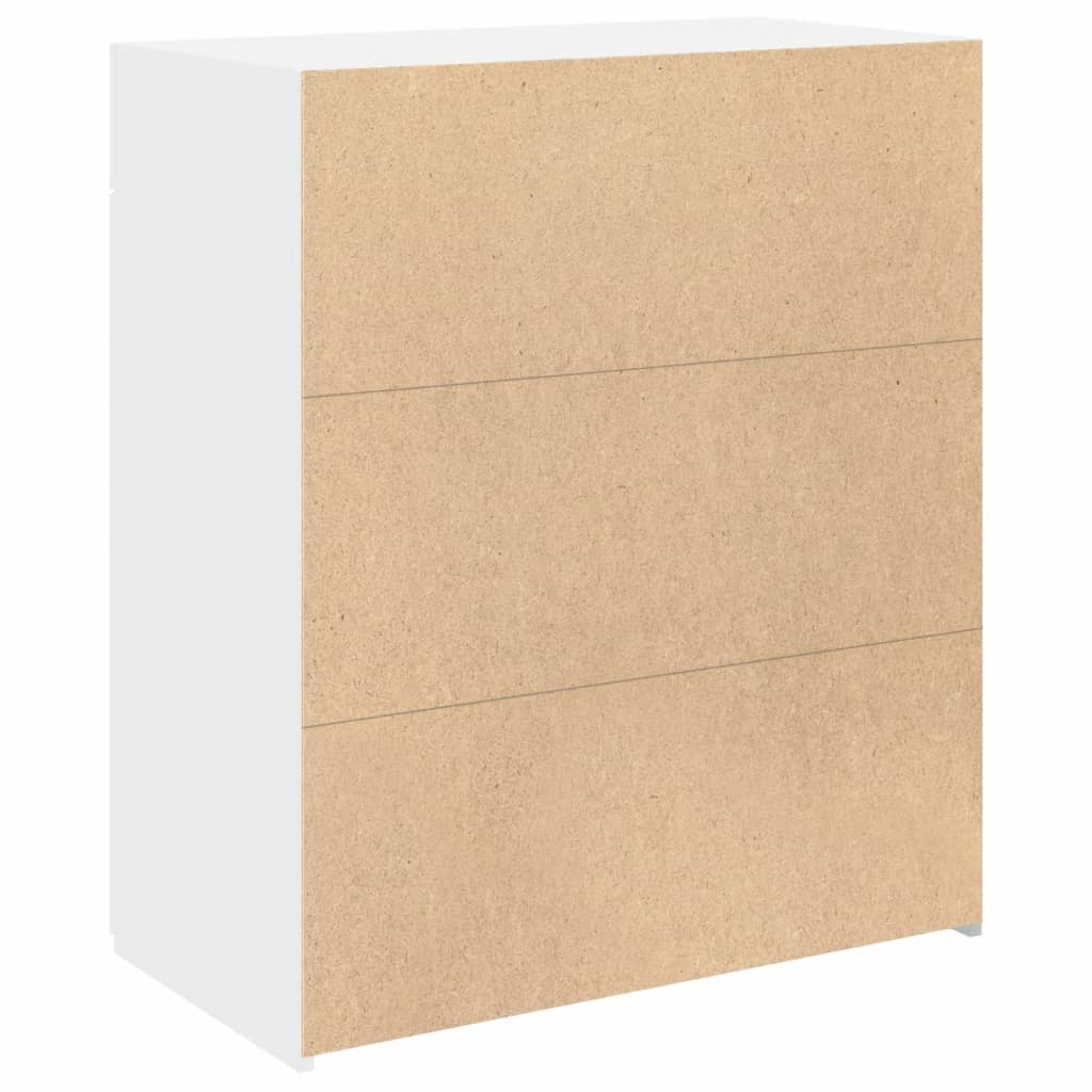 Dulap, alb, 80x42,5x93 cm, lemn prelucrat