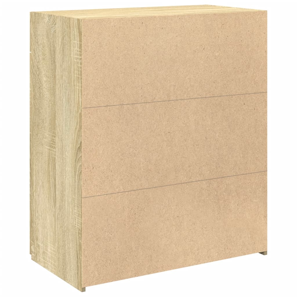 Dulap, stejar sonoma, 80x42,5x93 cm, lemn prelucrat