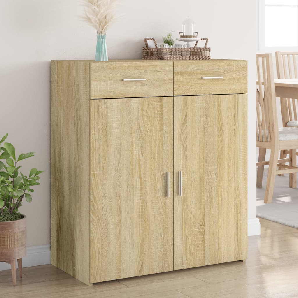 Dulap, stejar sonoma, 80x42,5x93 cm, lemn prelucrat