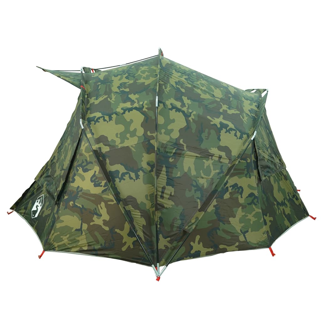 Cort de pescuit pentru 5 persoane, camuflaj, impermeabil