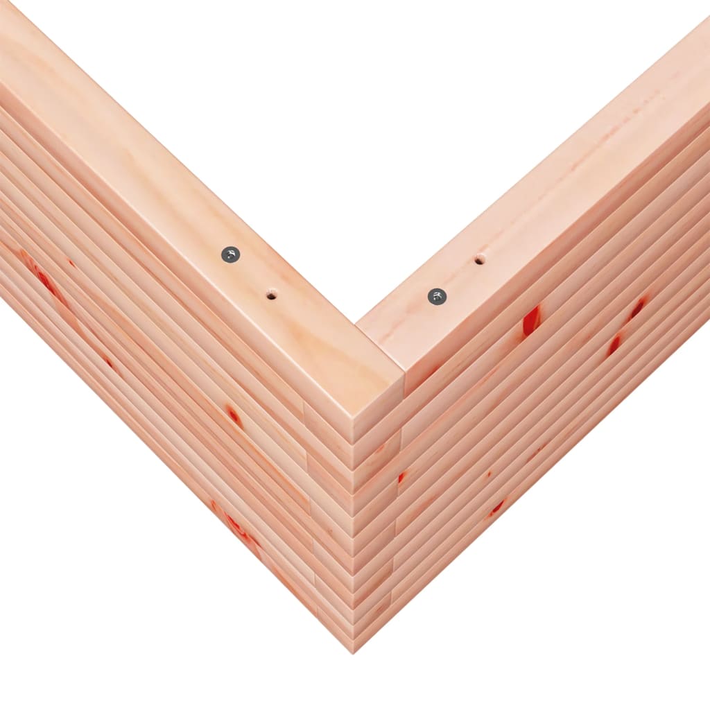 Jardinieră de grădină, 80x80x45,5 cm, lemn masiv Douglas