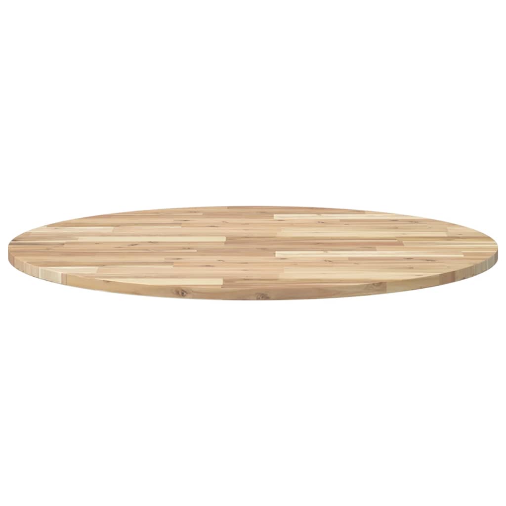 Blat de masă rotund, Ø90x2 cm, lemn masiv de acacia