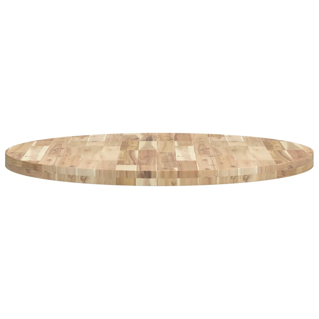 Blat de masă rotund, Ø90x4 cm, lemn masiv de acacia