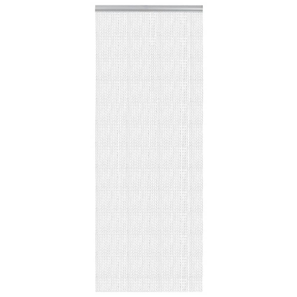 Paravan de ușă cu lanț, 80x212 cm, aluminiu