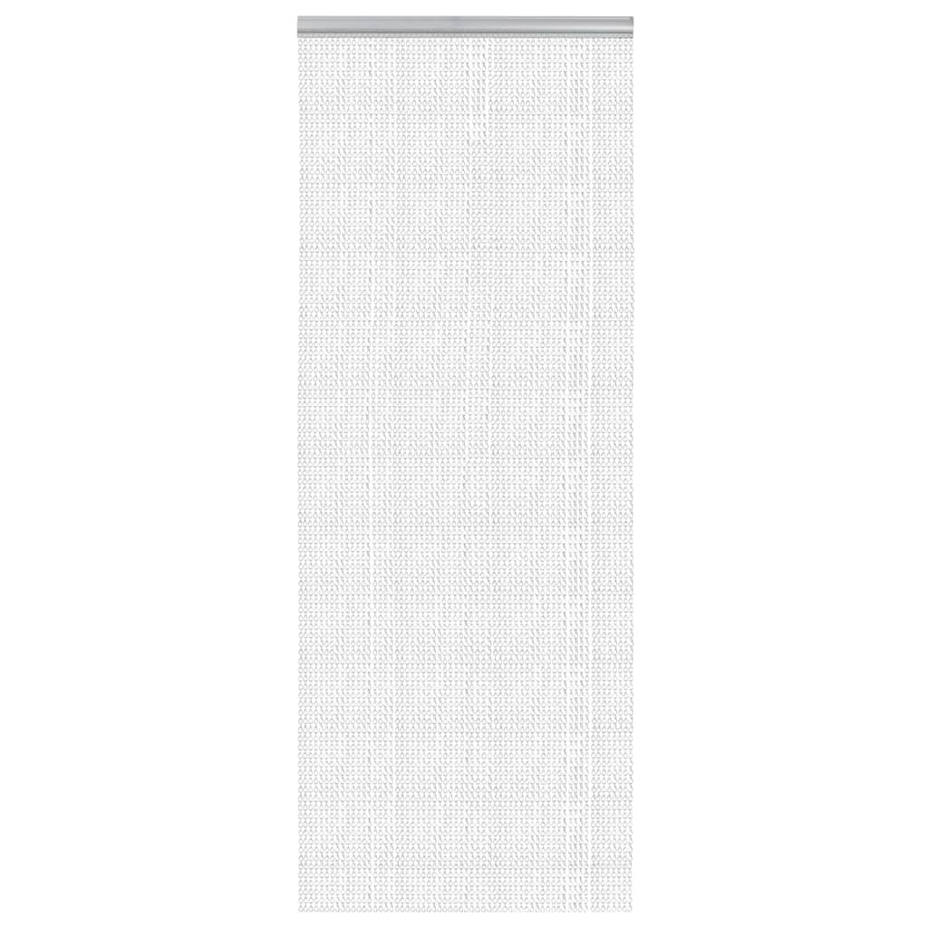 Paravan de ușă cu lanț, 80x221 cm, aluminiu