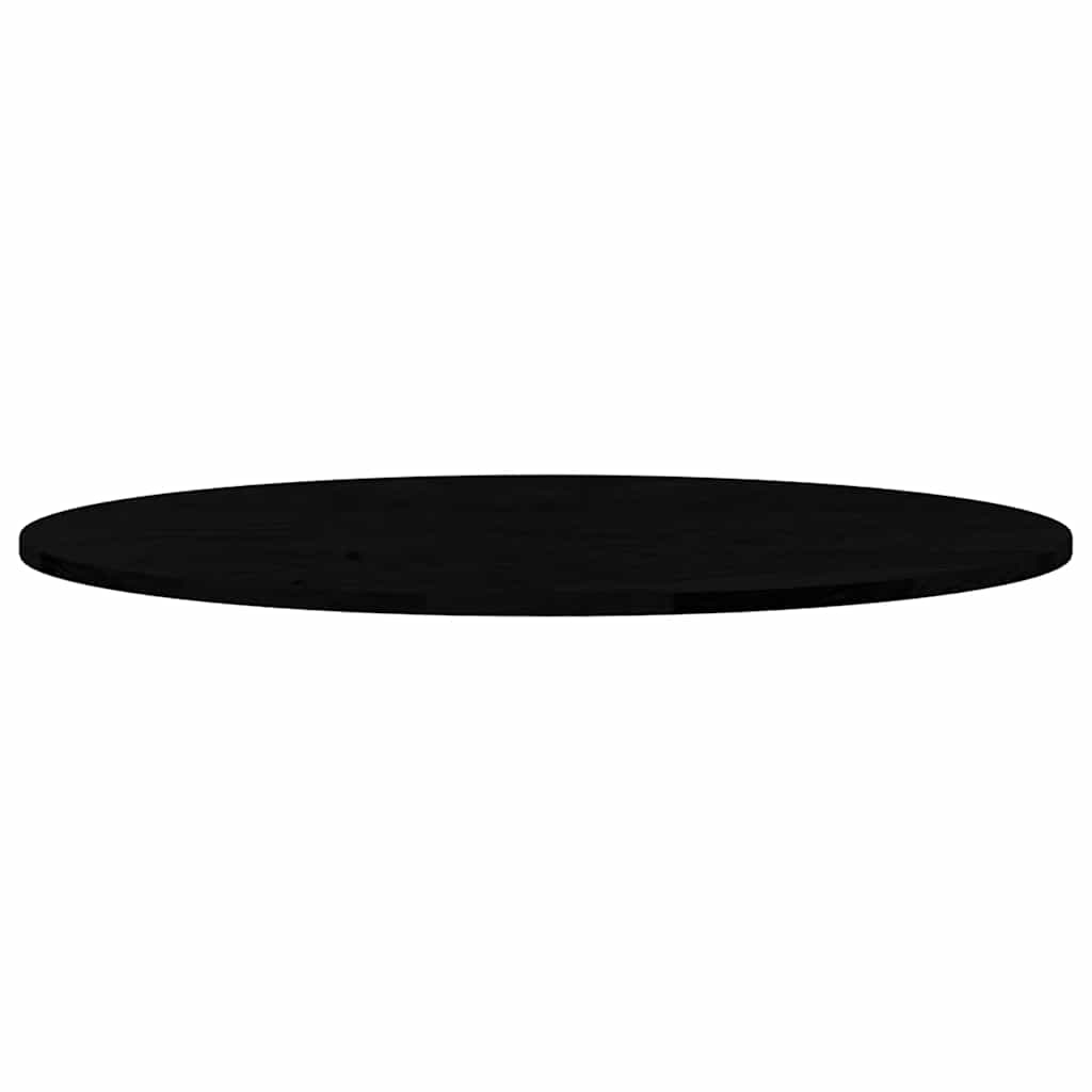 Blat de masă maro închis 100x50x2 cm lemn masiv de stejar oval