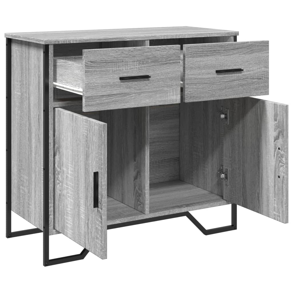 Dulap, gri sonoma, 79,5x35,5x74,5 cm, lemn prelucrat