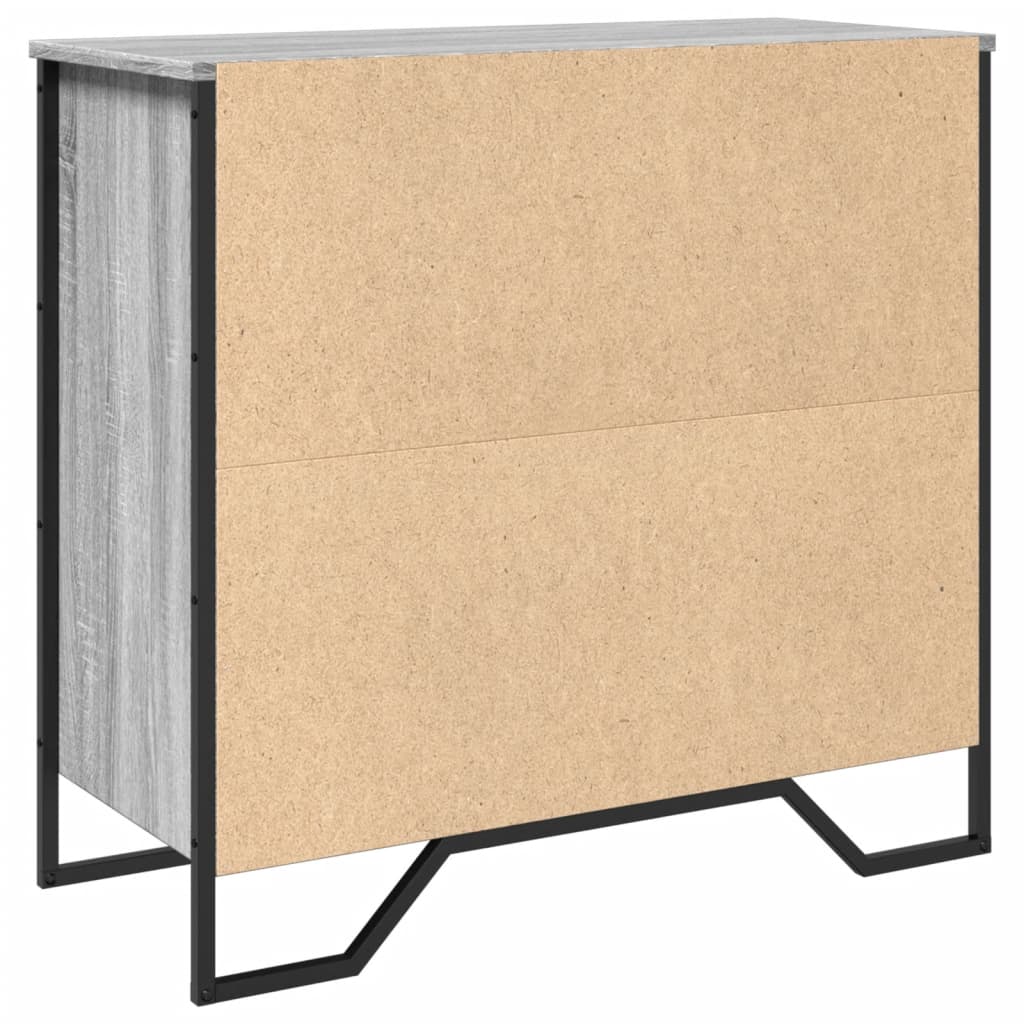 Dulap, gri sonoma, 79,5x35,5x74,5 cm, lemn prelucrat
