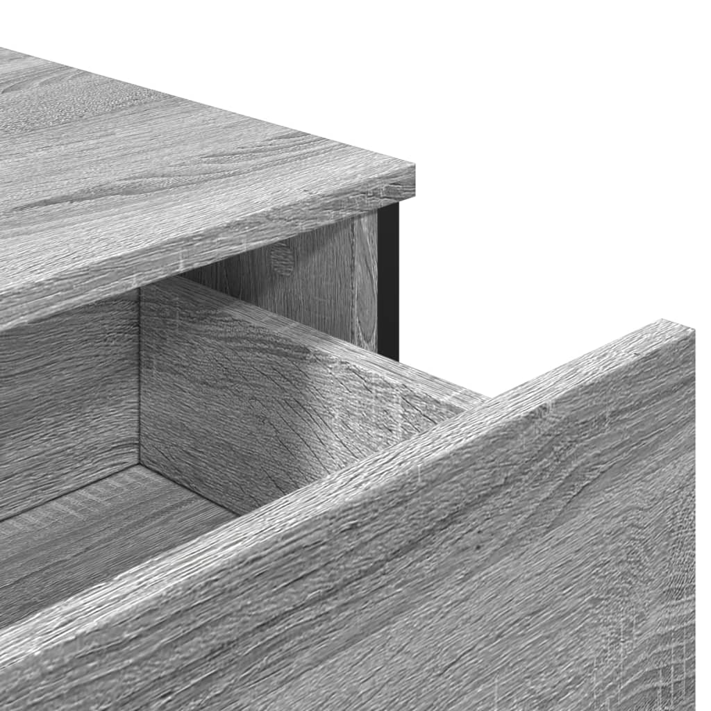 Dulap, gri sonoma, 79,5x35,5x74,5 cm, lemn prelucrat
