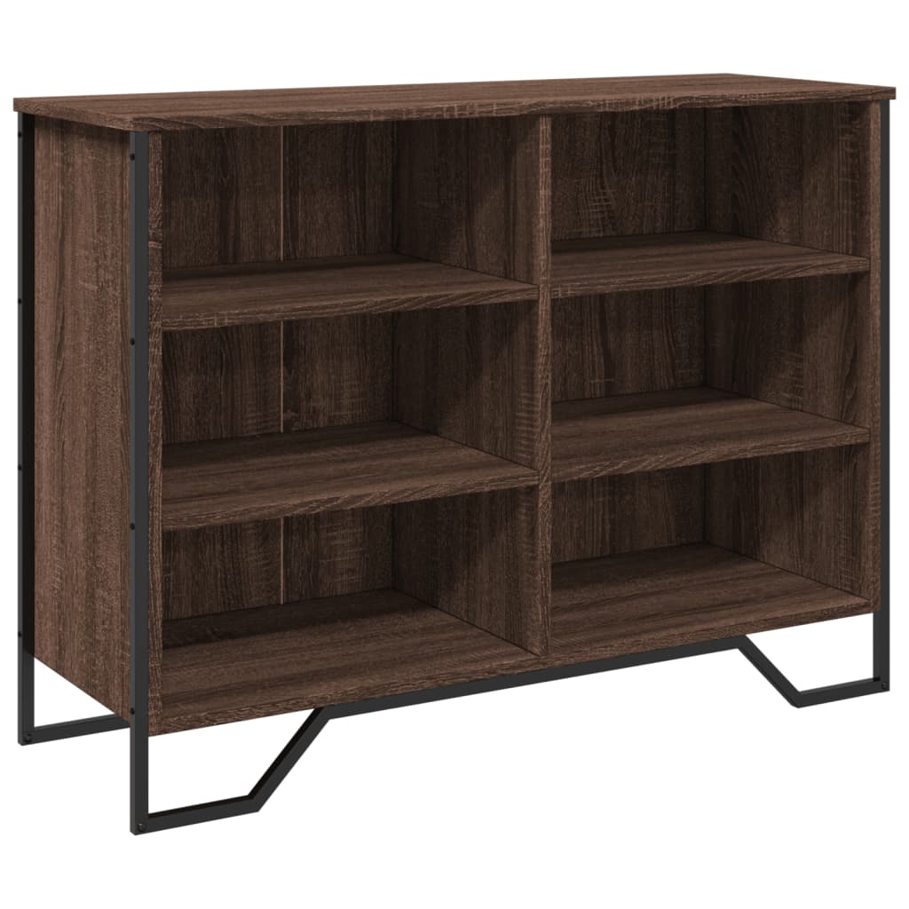 Dulap, stejar maro, 101x35,5x74,5 cm, lemn prelucrat