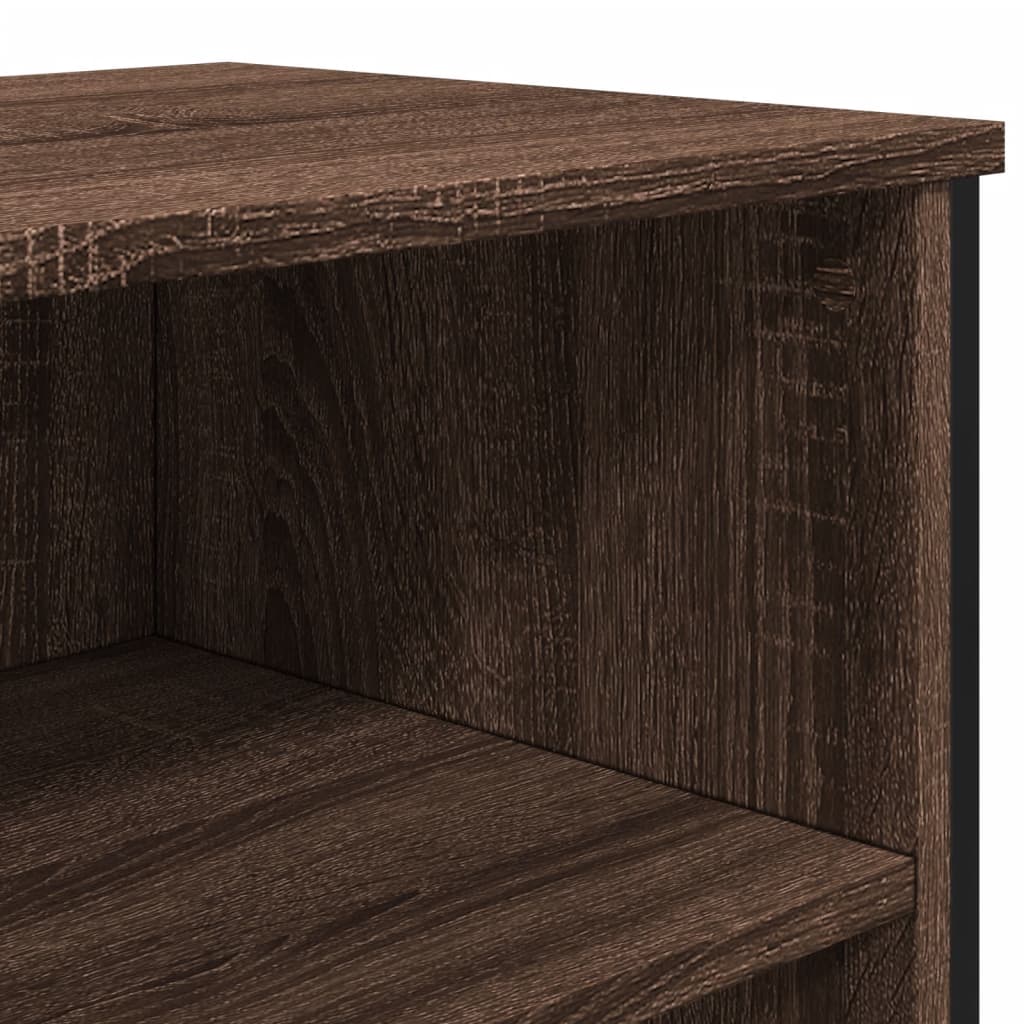 Dulap, stejar maro, 101x35,5x74,5 cm, lemn prelucrat