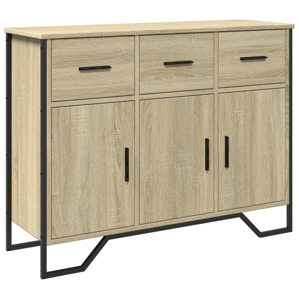 Dulap, stejar sonoma, 97x32,5x74,5 cm, lemn prelucrat