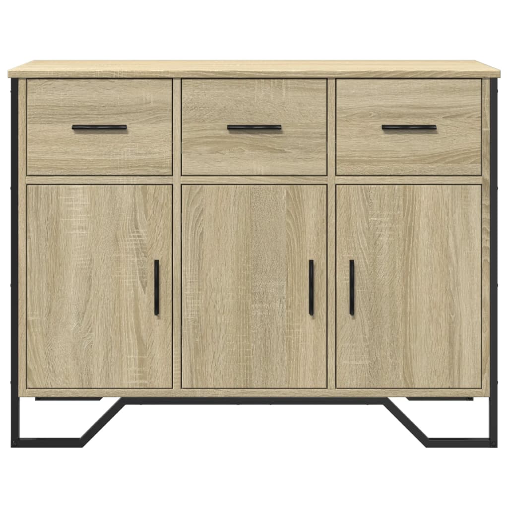 Dulap, stejar sonoma, 97x32,5x74,5 cm, lemn prelucrat