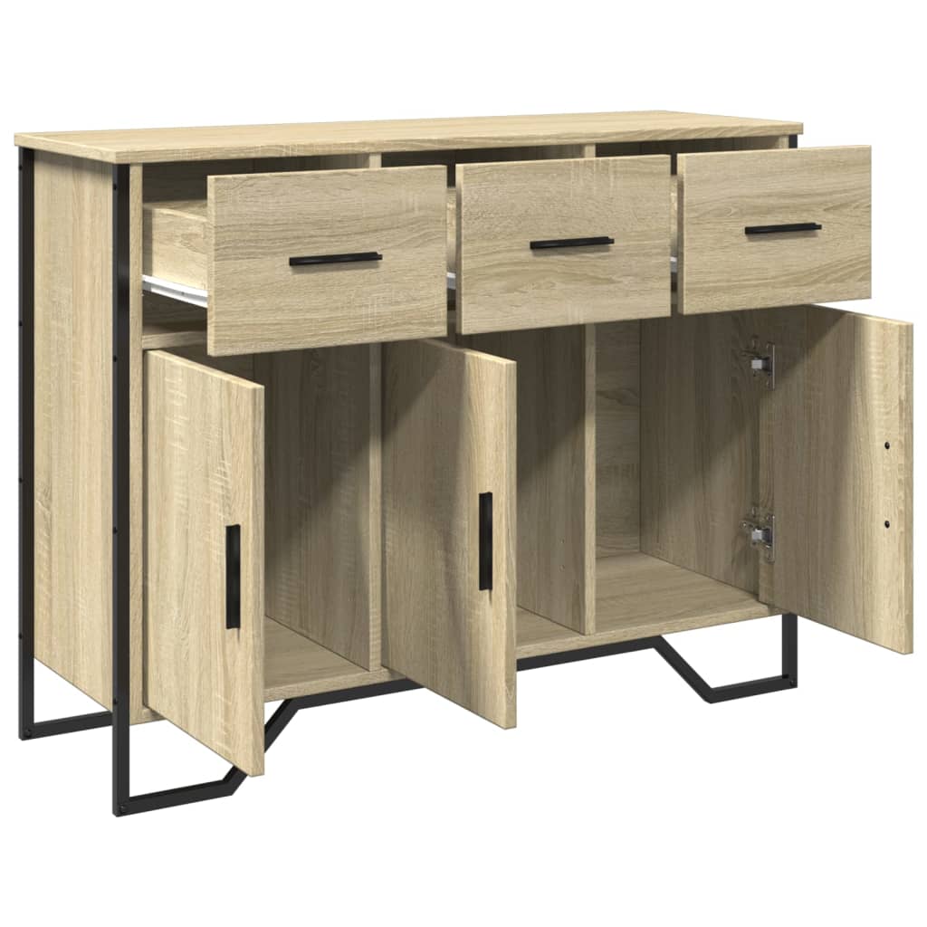 Dulap, stejar sonoma, 97x32,5x74,5 cm, lemn prelucrat